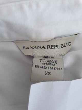 Camisa mujer blanca banana republic de segunda mano por 10 Camisa mujer blanca banana republic de segunda mano por 10