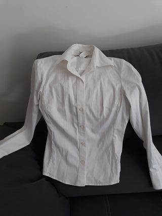 Camisa mujer blanca banana republic de segunda mano por 10 Camisa mujer blanca banana republic de segunda mano por 10
