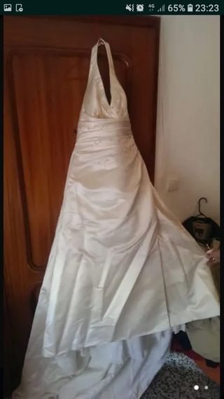 vestido de novia talla 44 de segunda mano en sevilla en wallapop
