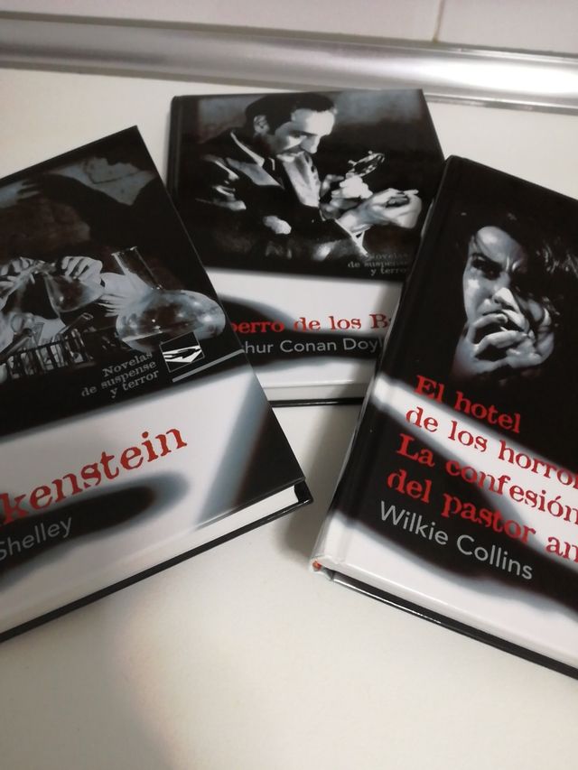 SUSPENSE Y TERROR 3 LIBROS