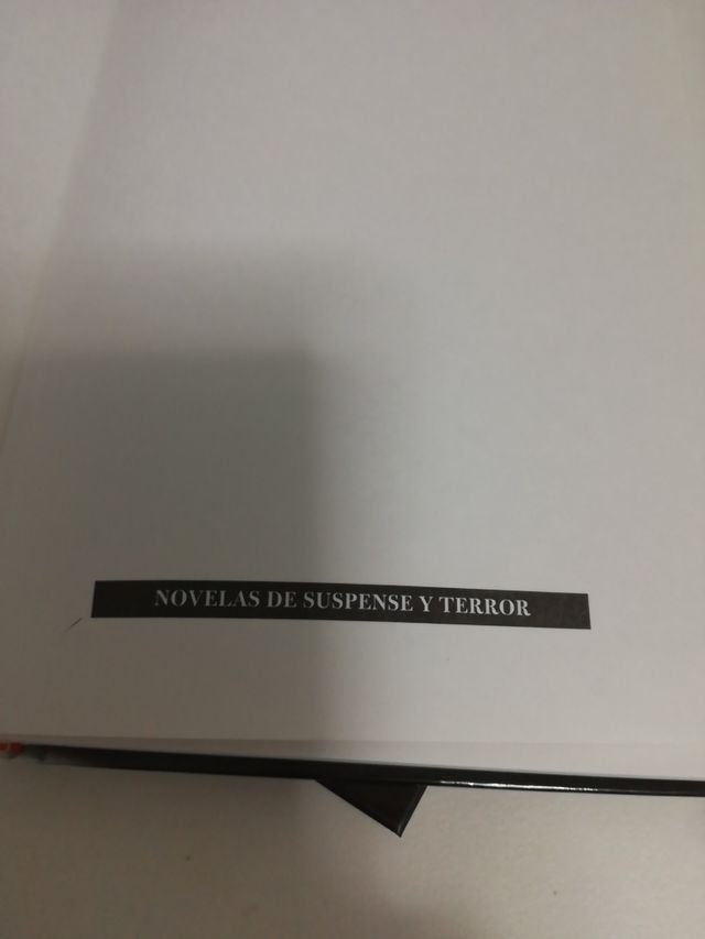 SUSPENSE Y TERROR 3 LIBROS