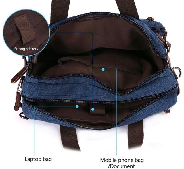 Mochila Bolso Bandolera Maletín Vintage