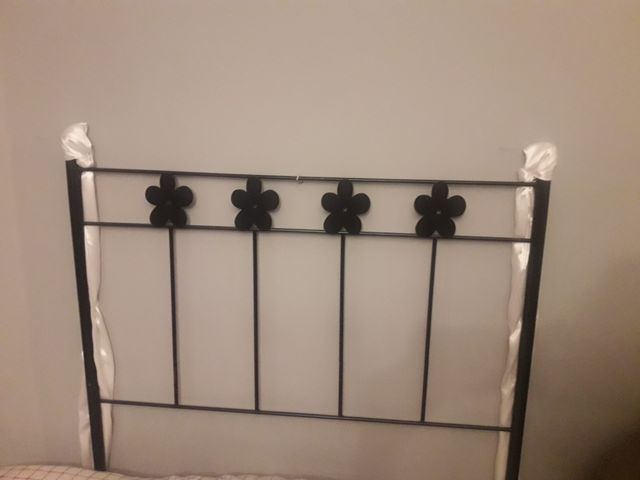 cabecero negro.sin usar