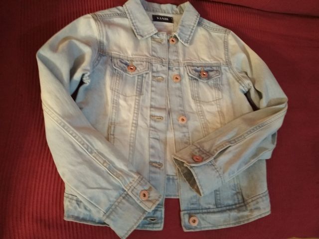 Cazadora vaquera niña