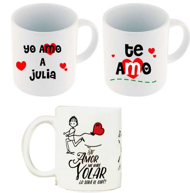 Tazas personalizadas de colores