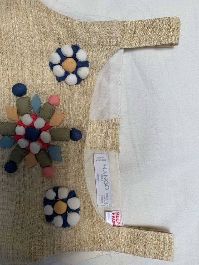 Vestido niña talla 18-24 marca Mango