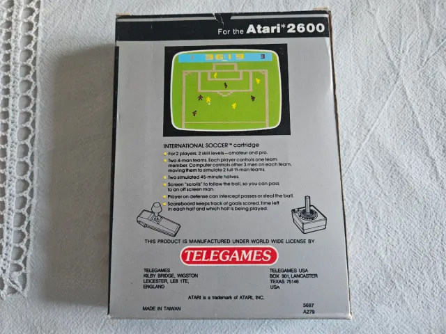 Atari 2600 juego International Soccer