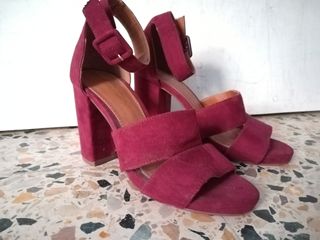 Segunda Tacón De Vino Color Mano 8 € Num37 Por En Sandalias xBedroEQCW