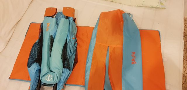 cuna con parque de viaje