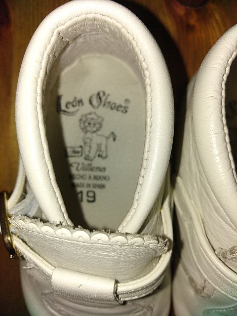 zapatos bebe talla 19 beige