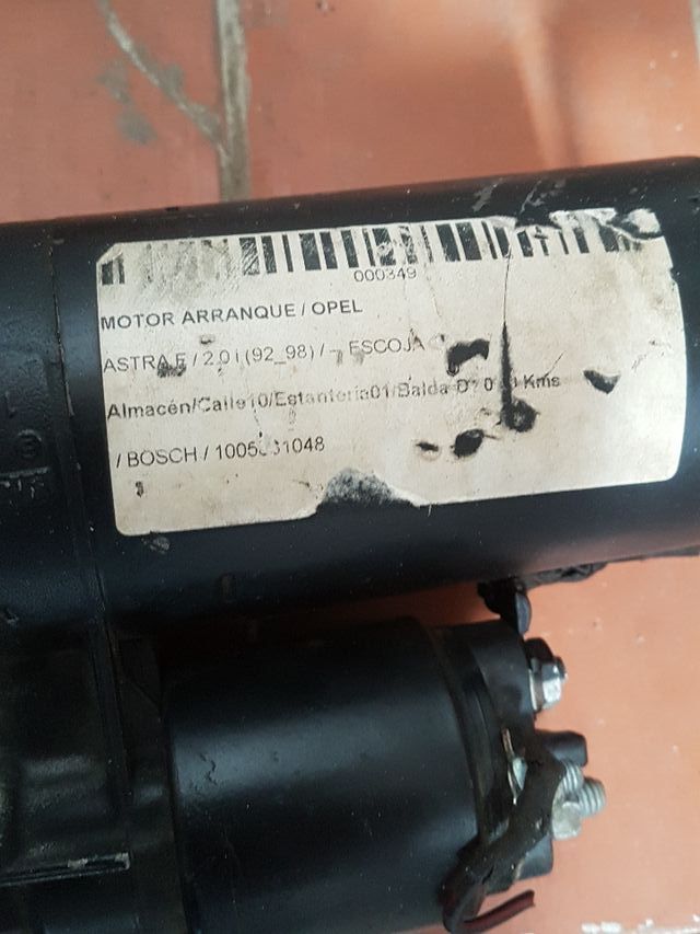 Motor de arranque BOSCH