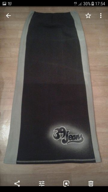 Falda larga de punto T.única