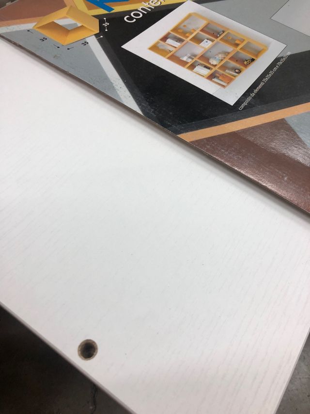 Estanteria cubos madera de segunda mano por 15 € en Sabadell en WALLAPOP