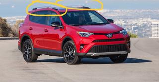 Baca techo lateral toyota rav 4 2016