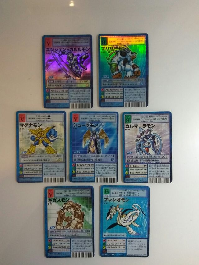 Digimon cartas Japonesas