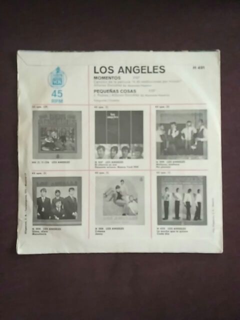 disco vinilo los angeles 45 rpm