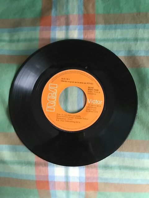 heidi disco vinilo 45 rpm capitulo 5