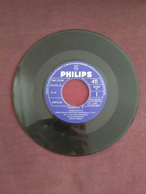 formula v disco vinilo 45 rpm 