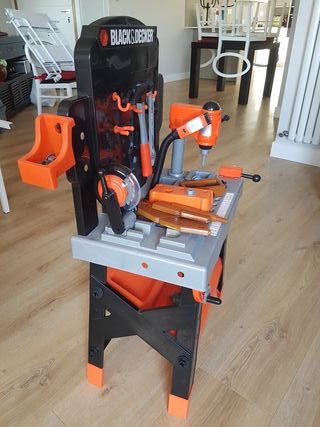 Dctqrxsh Black De Decker And Juguete Trabajo Banco PikOXuTwZ