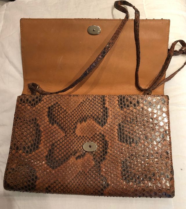 Bolso piel reptil