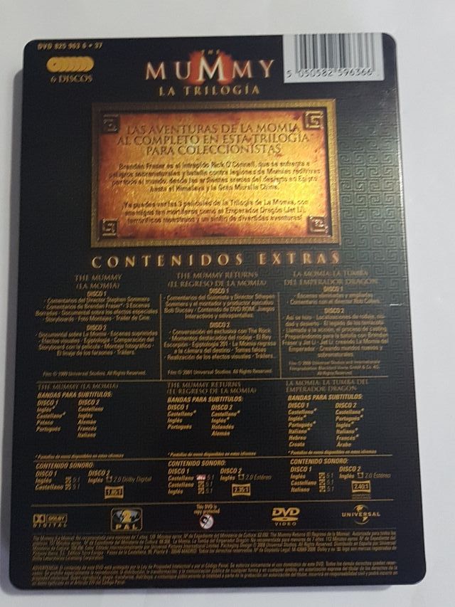 La Momia la trilogía dvd