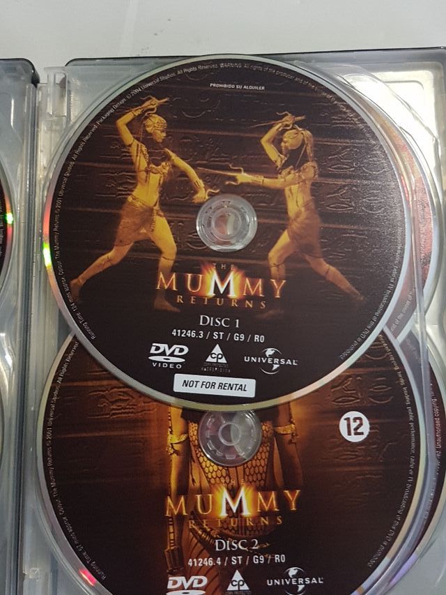 La Momia la trilogía dvd