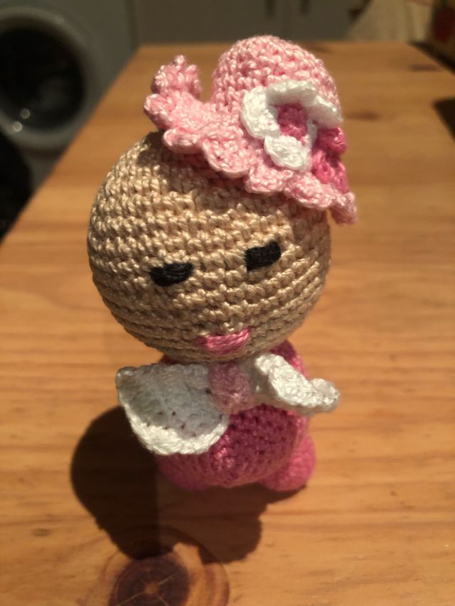 Gusano hecho de punto