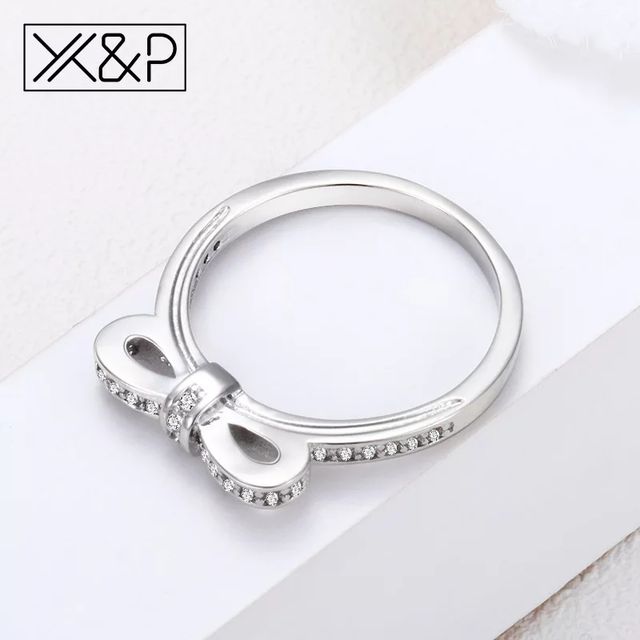 💍Anillo lazo 🎀 Tipo Pandora