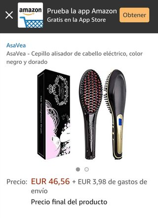 Cepillo alisador Asavea de segunda mano por 18 EUR en Madrid en WALLAPOP