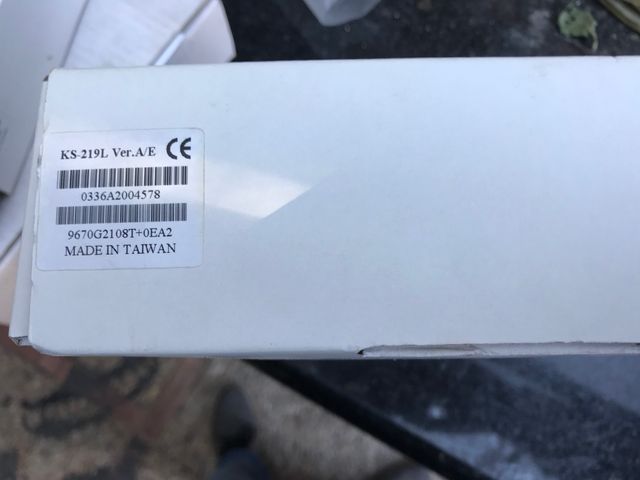 KS219 SWITCH INDUSTRIAL 1P 1000Mbps 8P 10/100 Mbps