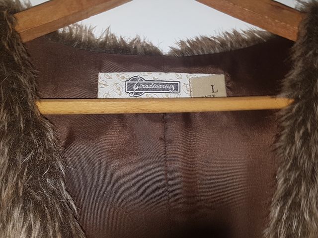 Chaleco de pelo sintético