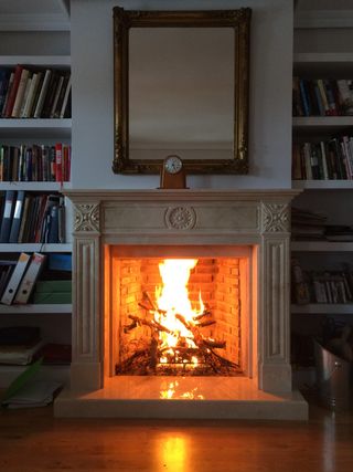 Chimenea de mármol de segunda mano en WALLAPOP