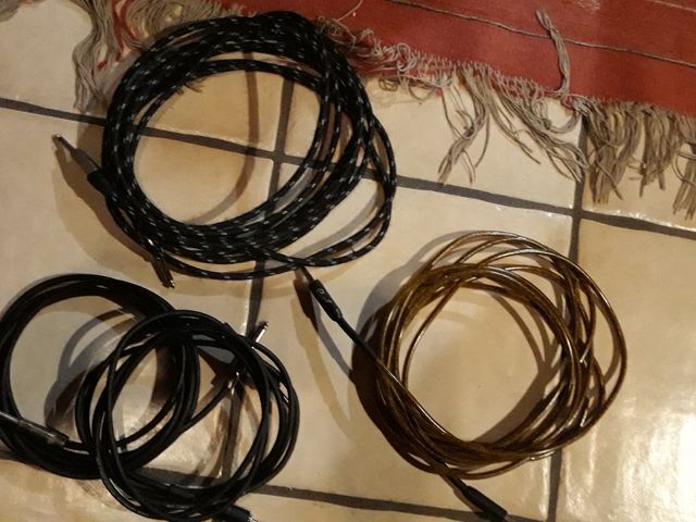 Cables Jack para Guitarra o bajo electrica 