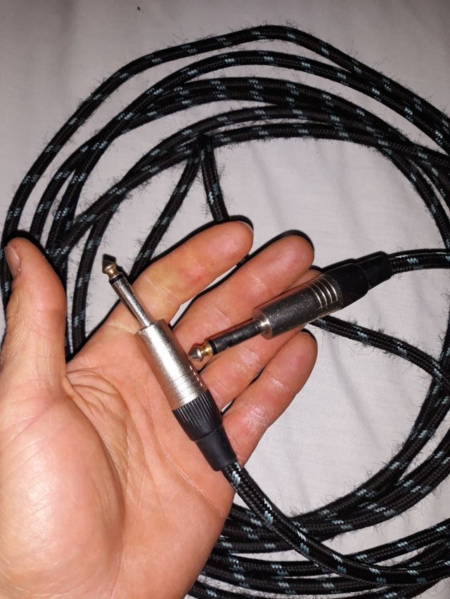 Cables Jack para Guitarra o bajo electrica 