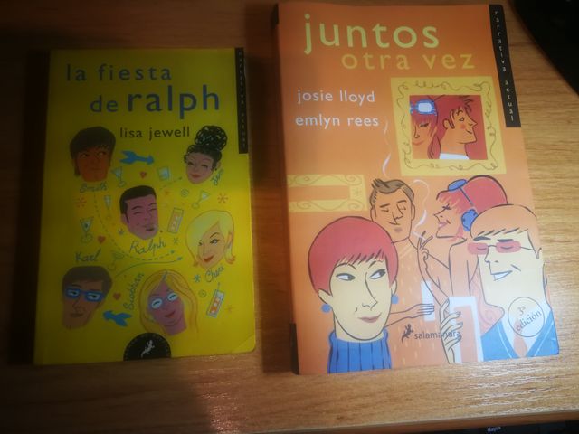 2 libros colección narrativa actual