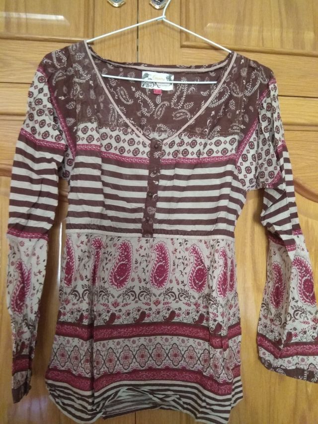 Camisa tonos marrones