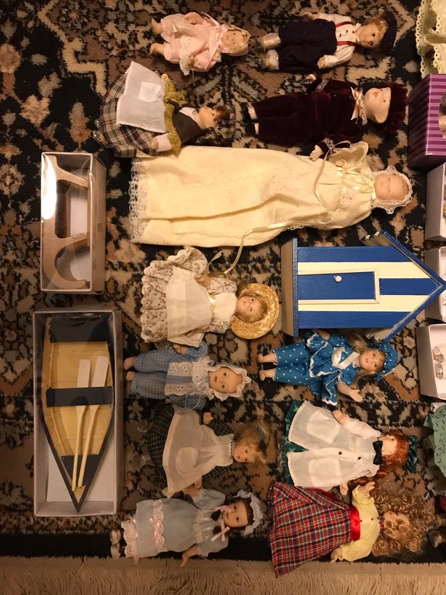 Muñecas de porcelana - colección completa