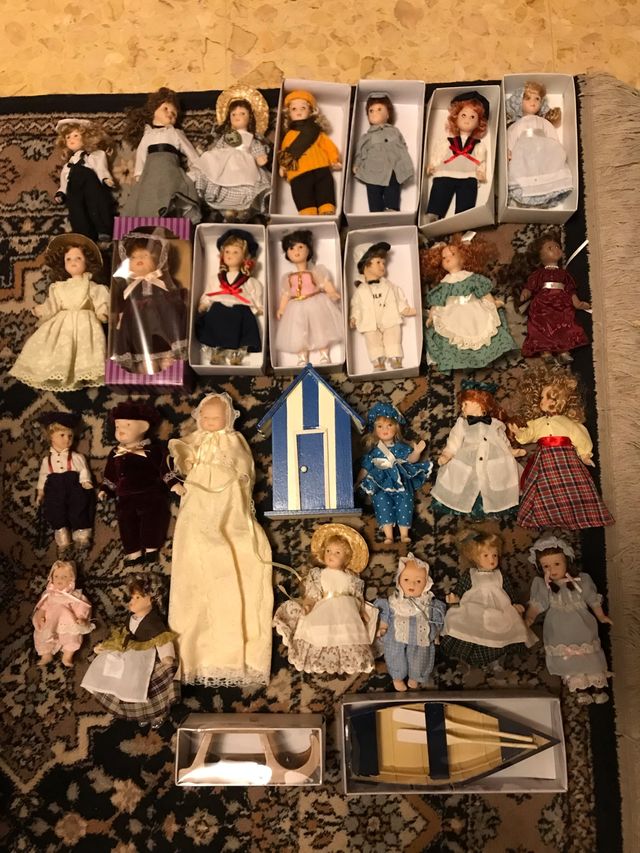 Muñecas de porcelana - colección completa