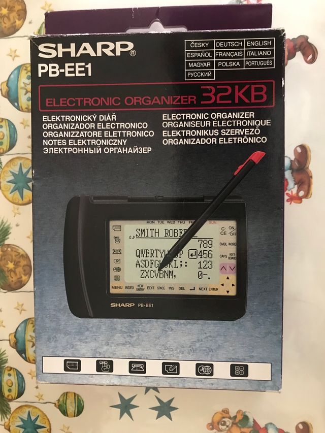 Agenda electrónica Sharp en perfecto estado