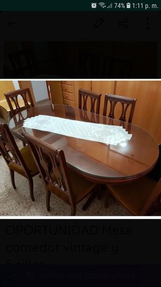 Mesa comedor vintage de segunda mano en la provincia de Alicante en ... Mesa comedor vintage de segunda mano en la provincia de Alicante en ...