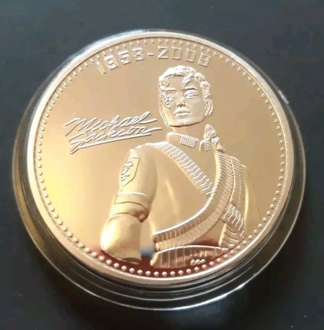 Moneda coleccionismo Michael Jackson Rey del Pop