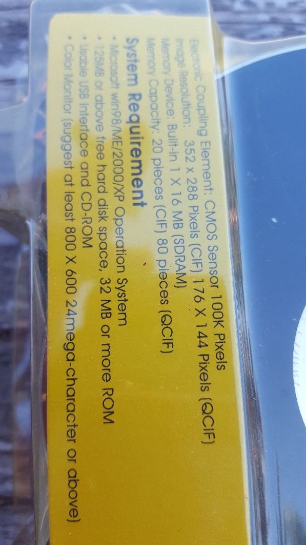 Blister mini cámara digital