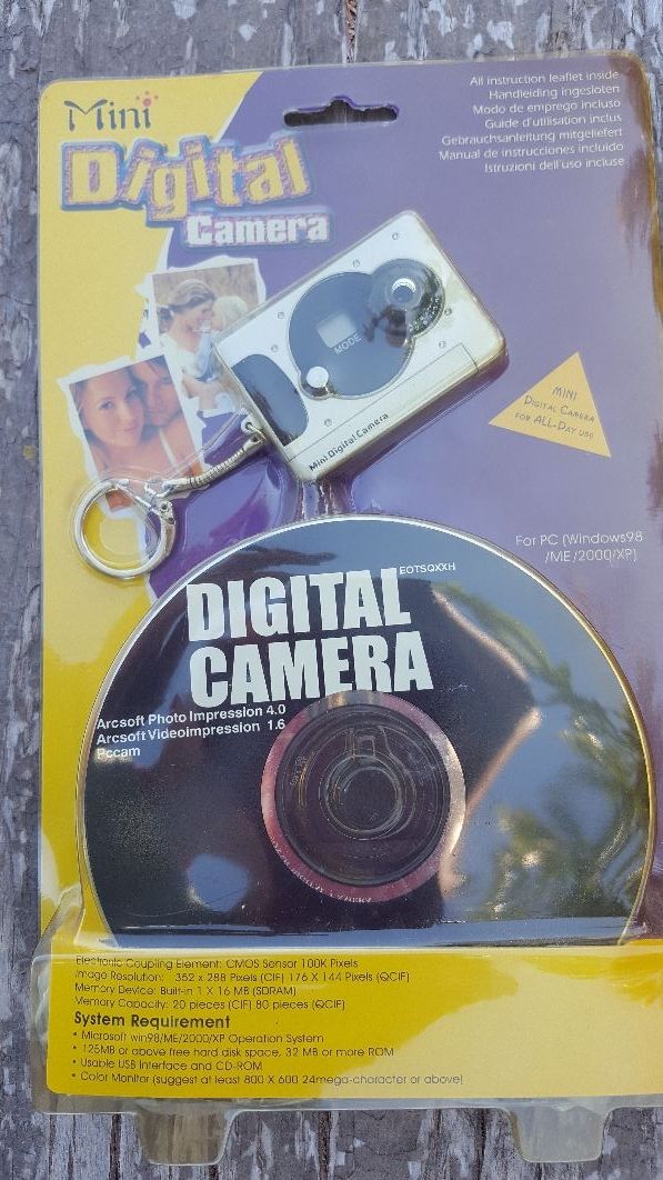 Blister mini cámara digital