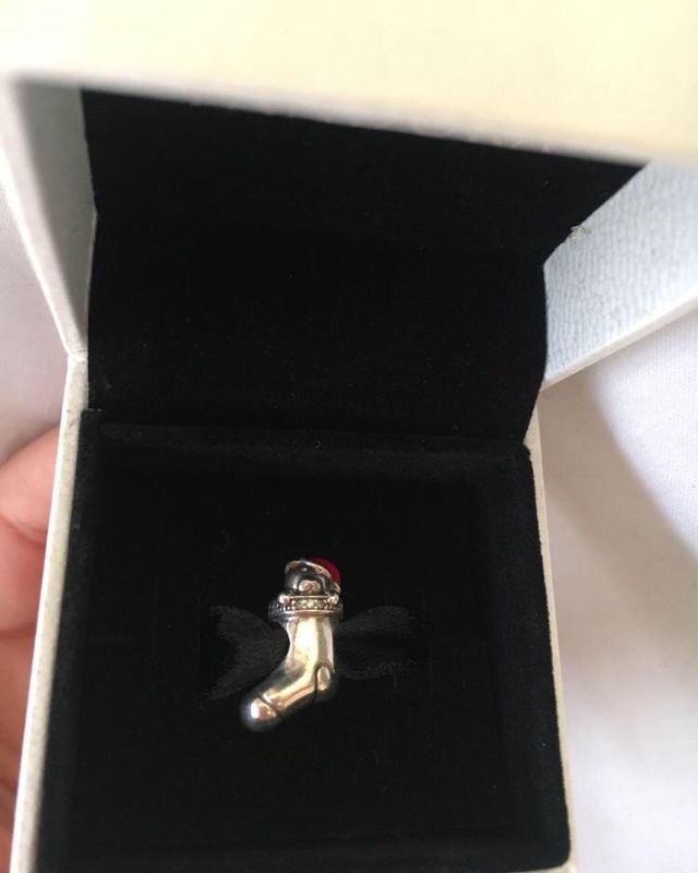 Charm Pandora bota de navidad