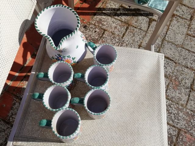 Juego de tazas sangría