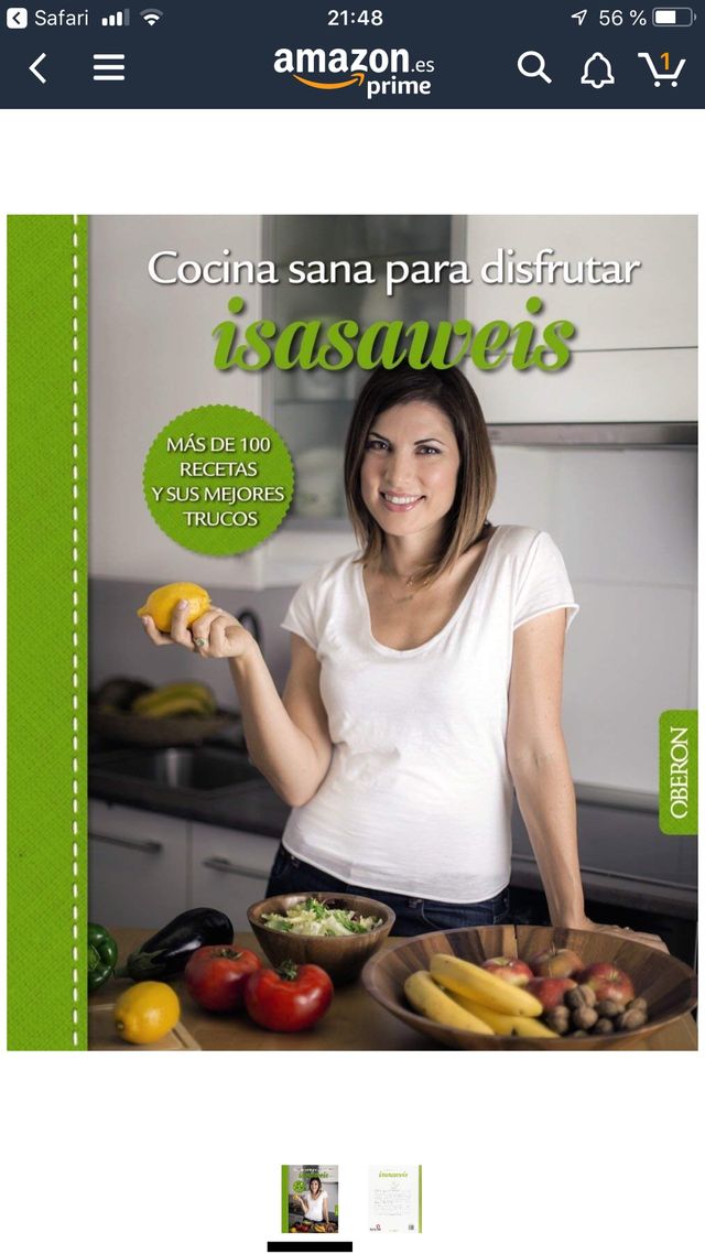 Cocina sana para disfrutar. Isasaweis de segunda mano por