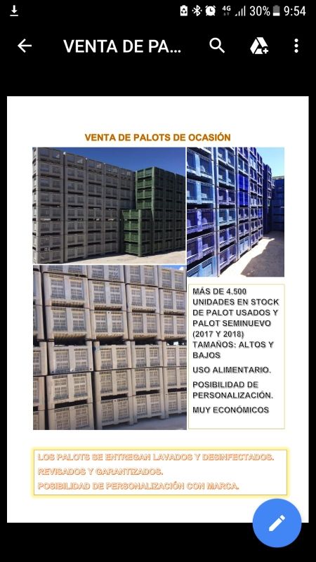 BOX PALOTS DE SEGUNDA MANO