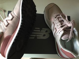 new balance rosa metalizado
