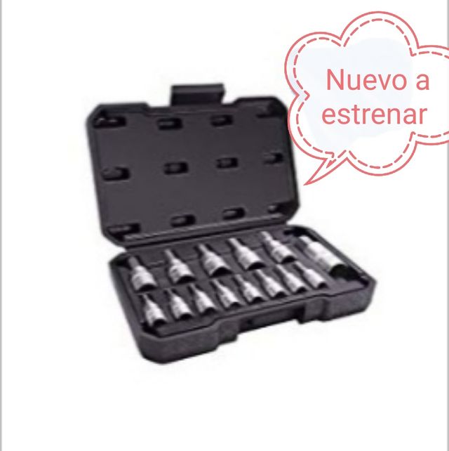 MALETÍN con 14 Llaves de Vaso Hexagonales