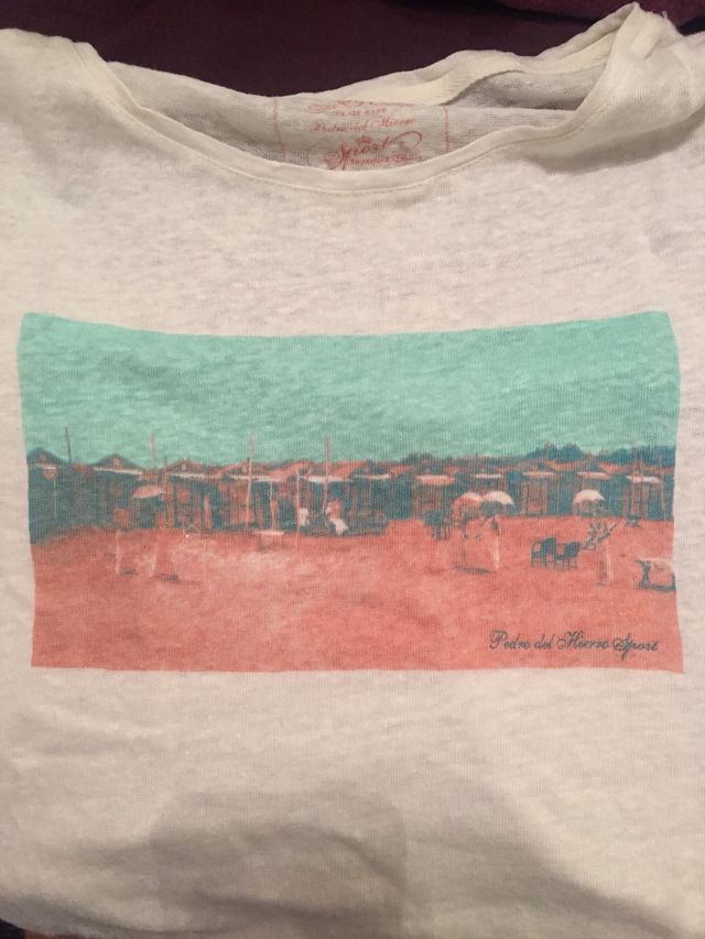 Camiseta de mujer. Pedro del Hierro. Talla M